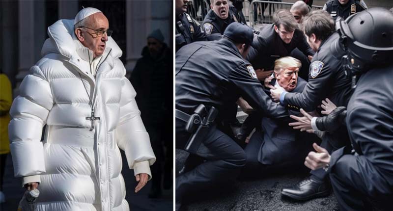 Paus Fransiskus dan Donald Trump Menjadi Korban Gambar AI Midjourney