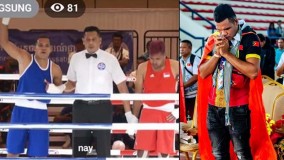 TKO Petinju Singapura, Selangkah Lagi Petinju Timor Leste Delio A Mouzinho Raih Medali Emas