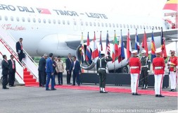 Presiden Jokowi ucapkan Selamat Datang Kepada PM Taur Matan Ruak