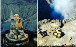 Warga Tengger Kecewa, Patung Ganesha di Bibir Kawah Bromo Hilang secara Misterius