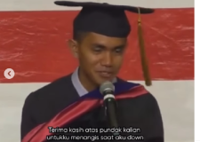 Pidato Jizun Doktor Kuda dari Lombok, Bikin Tangis Wisudawan North Carolina Univesity 