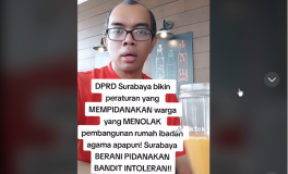 Hiski Darmayana: Surabaya Berani Mempidanakan Bandit Intoleran!