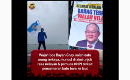 150 Perahu Nelayan Balikpapan Kepung Kapal PT Bayan Resources, Menuntut Hentikan Praktek STS!