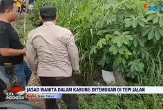 Mayat Misterius Dalam Karung Dibuang di ArealArca Totok Kerot di Pagu Kabupaten Kediri