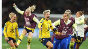 Piala Dunia Wanita 2023:  Swedia Singkirkan AS 5-4 untuk Hadapi Jepang di 8 Besar