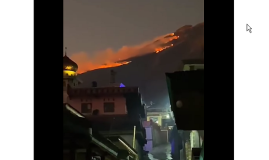 Gunung Sumbing di Wonosobo Jateng Terbakar Hebat, Tim Gabungan Evakluasi 69 Orang Pendaki