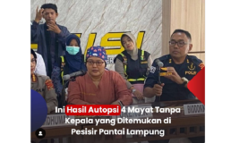 Temuan Empat Mayat tak Berkapala, Polisi dan Forernsik Badar Lampung Belum Bisa Ungka Identitas korban