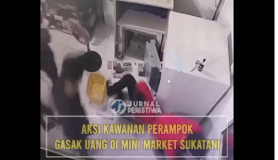 Tiga Perampok Beraksi di Minimarket Bekasi, Lumpuhkan Penjaga dan Bongkar Brankas Rp 157 Juta