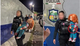 Boneka Chucky Raksasa Ditangkap Polisi karena Meneror Orang di Meksiko