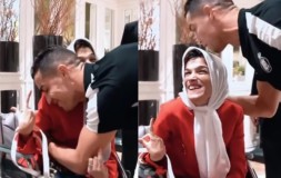 Memeluk dan Mencium Perempuan Disabilitas di Iran Ronaldo Terancam Hukum Cambuk 99 Kali