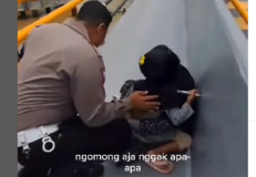Ibu Bawa Anaknya Diduga Akan Bunuh Diri dari Pinggir Jembatan Mahakam Samarinda, Untung Ada Aipda Budi