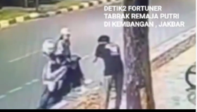 Sedang Asyik Berfoto Ria  Bersama Teman Pria, Remaja Purti Ini Dihantam Fortuner di Kembangan Jakarta Barat