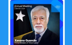 Xanana Gusmão sei partisipa Forum Ekonomi Mundial iha Davos, Suíssa, Janeiru 2024