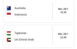 Cetak Sejarah, Lolos ke 16 Besar Piala Asia 2023, Jadwal Indonesia vs Australia 28 Januari 