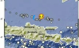 Gempa Bermagnitudo 6,0 Mengguncang Timur Laut Tuban, Jawa Timur