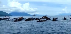  Perahu Pengangkut Peziarah Semana Santa di Larantuka, Flores Timur Tenggelam