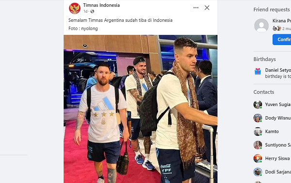 Messi Datang ke Indonesia?