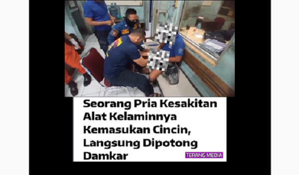 Petugas Damkar Lepas Cicin dari Kelamin 